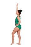 JADE GREEN GYMNASTICS LEAP