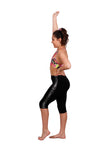 MATTE BLACK CAPRI LEGGINGS
