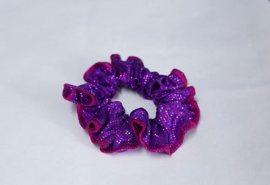 KALEIDOSCOPE PURPLE SCRUNCHIE