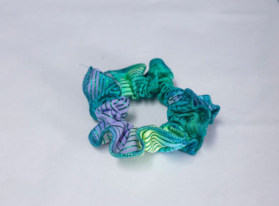 GLOW WORM GREEN SCRUNCHIE