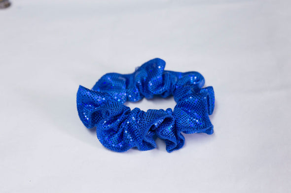 KALEIDOSCOPE BLUE SCRUNCHIE